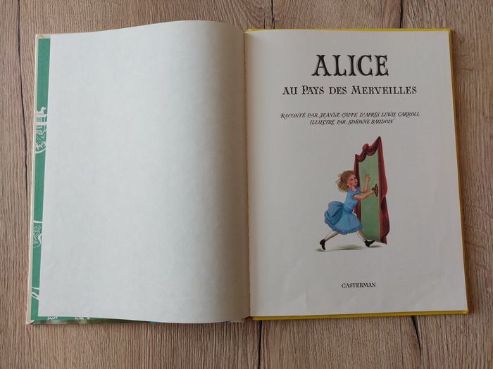 Livre vintage "Alice au pays des merveilles" l'âge d'or Casterman - photo numéro 8