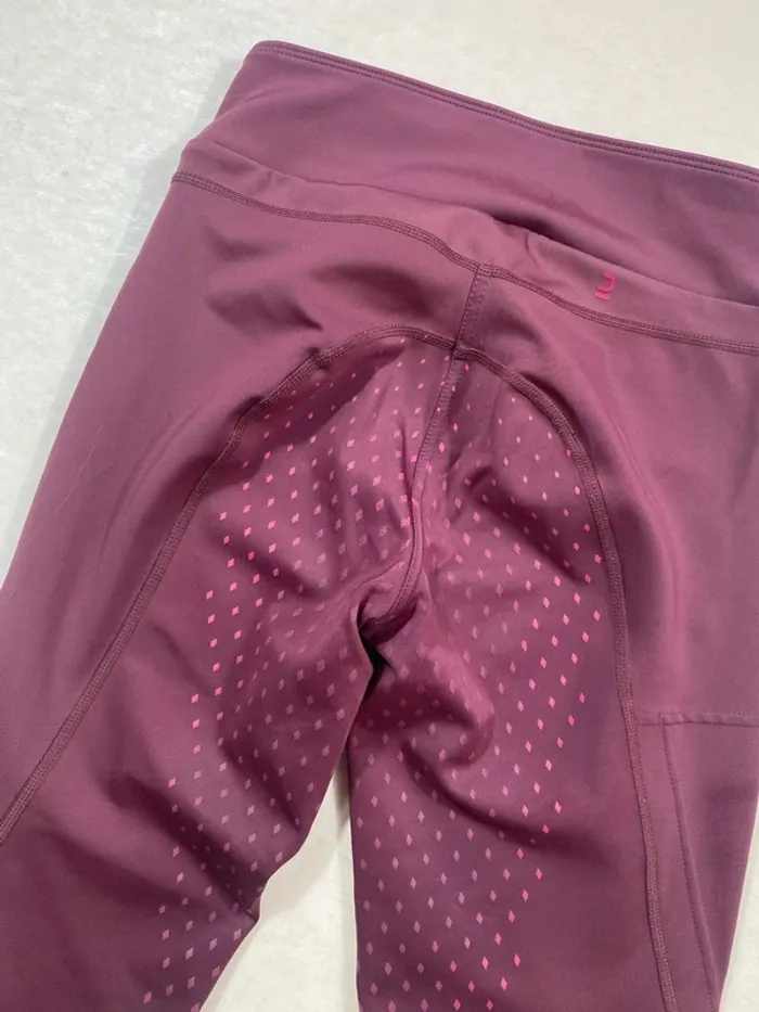 👖 Legging Fouganza – Bordeaux – Taille XS – Full grip – Très bon état - photo numéro 5