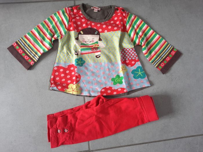 Lot de 6 tenues bébé fille 6 mois