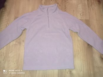 Pull polaire zippé fille, Tex 5-6 ans, NEUF