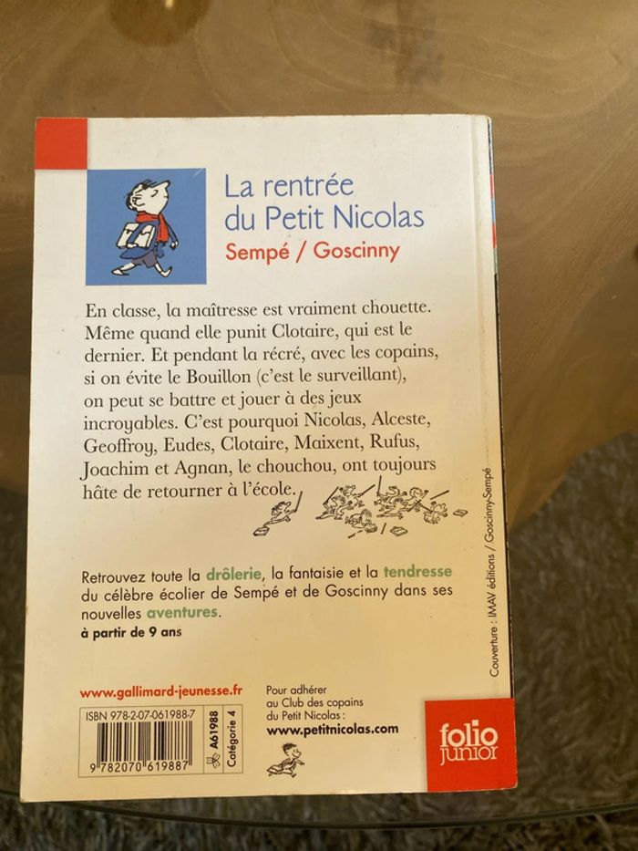 Livre « La rentrée du Petit Nicolas » - photo numéro 3