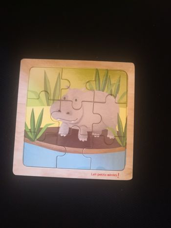 Puzzle en bois 9 pièces
