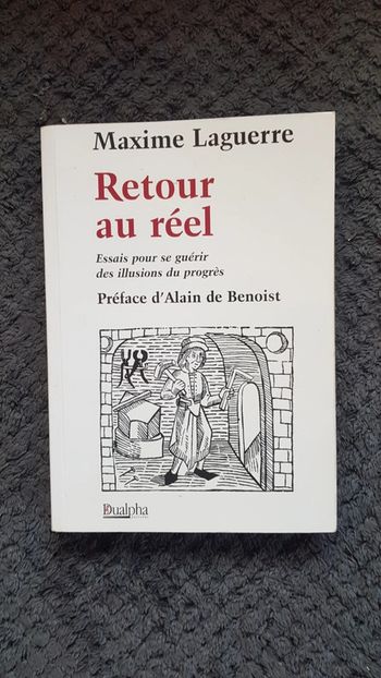 Livre Retour au réel, Maxime Laguerre