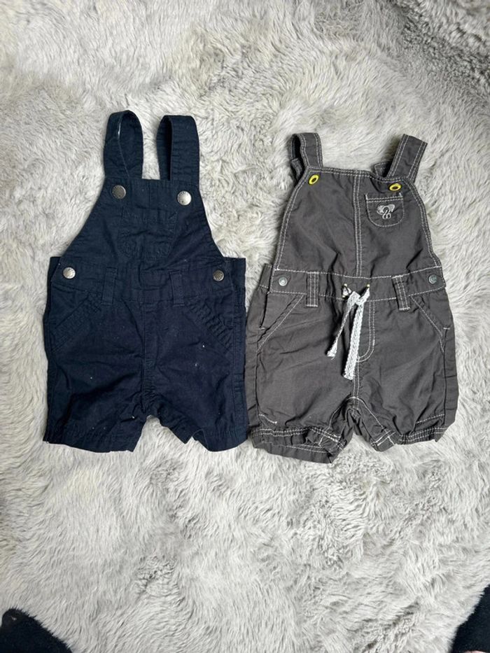 Lot 2 salopettes taille 3 mois