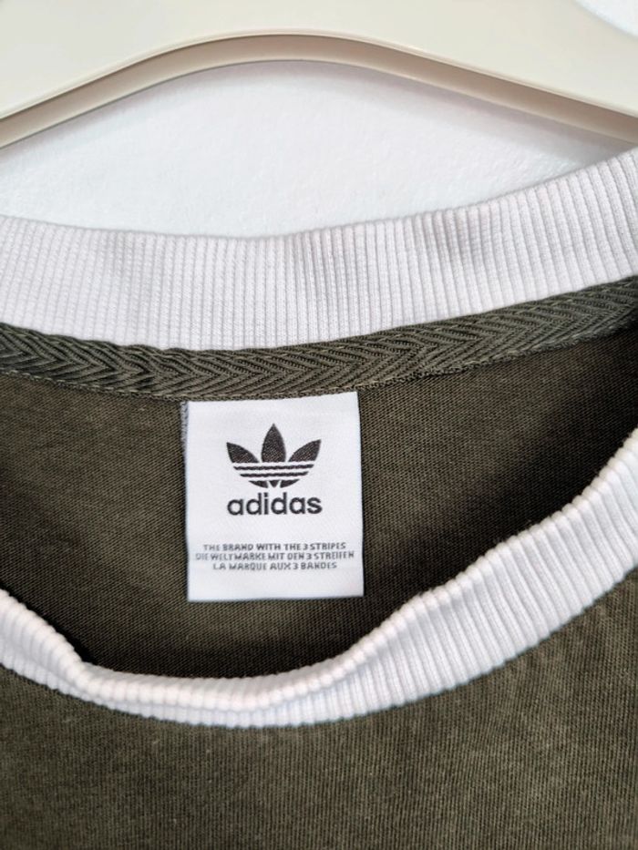 Tee shirt kaki adidas taille S - photo numéro 3