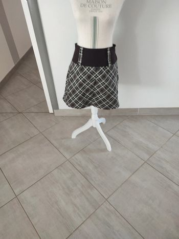 Jupe a carreaux femme taille 38 cache cache