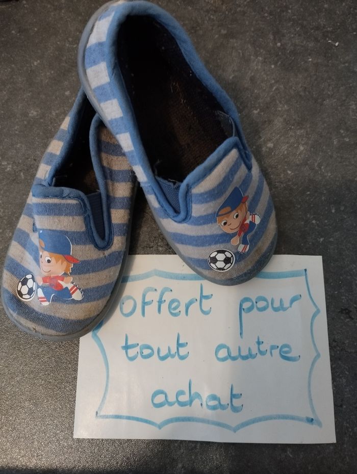 Chaussons bébé garçon foot 22