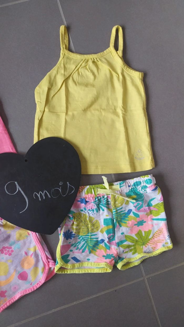 Lot de 2 ensembles été , bébé fille - photo numéro 2