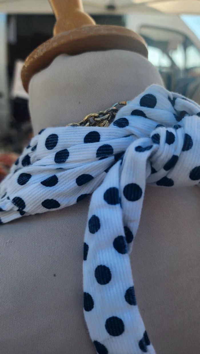 Superbe robe pin up vintage en coton à pois - photo numéro 5