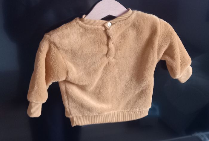 Sweat velours abricot - photo numéro 3