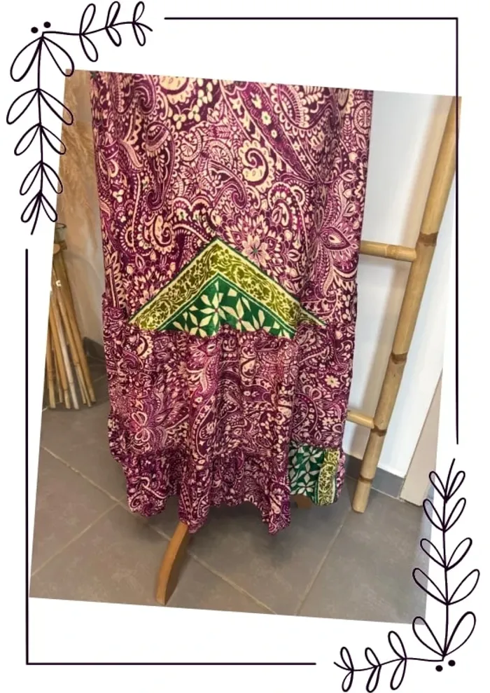 Robe longue chic fluide d’été fleuri - photo numéro 8