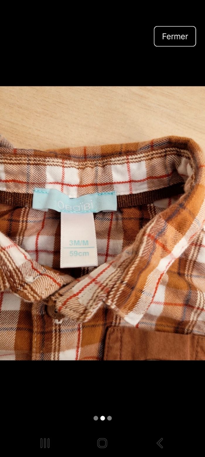 Chemise 3 mois - photo numéro 2