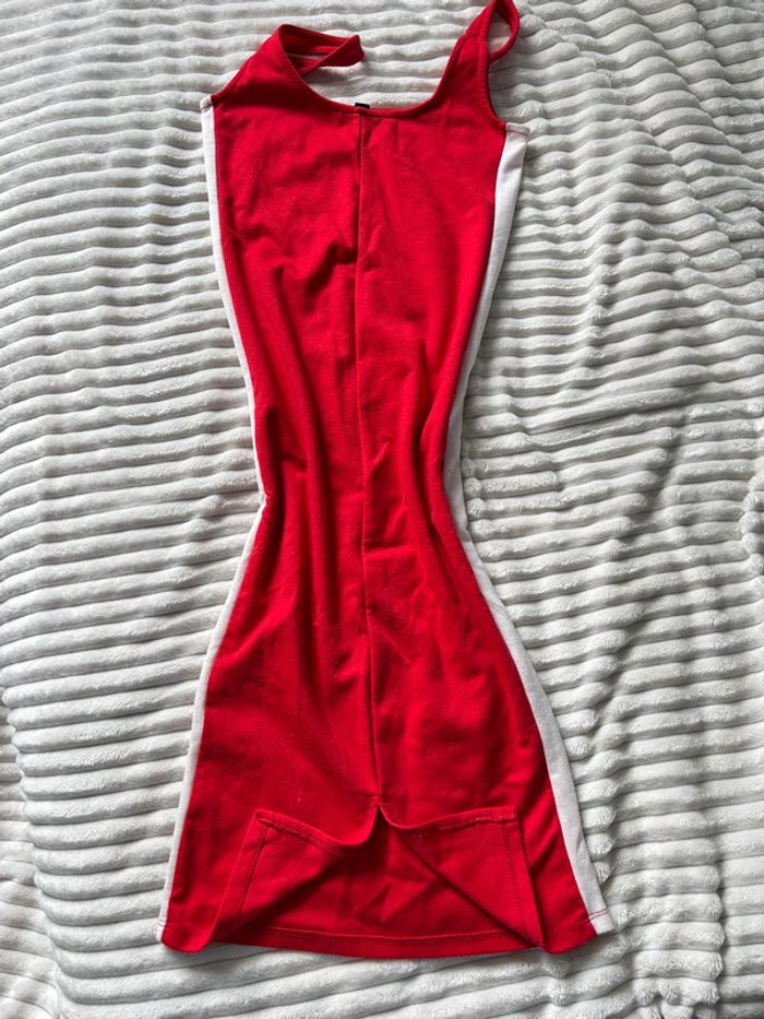 Robe longue rouge