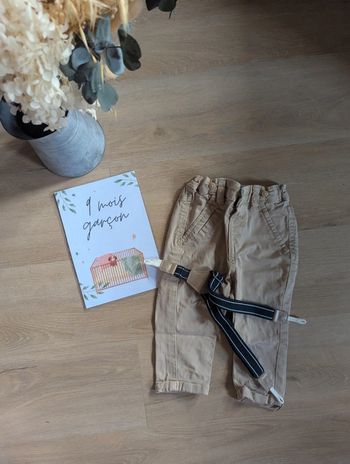 Pantalon Kiabi beige 9 mois