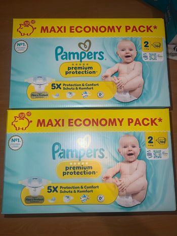 Pampers premium protection taille 2x2