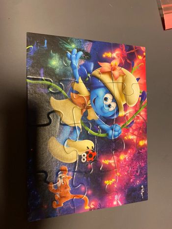 4 puzzles ravensburger - smurfs