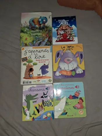 Lot de 6 livres enfants