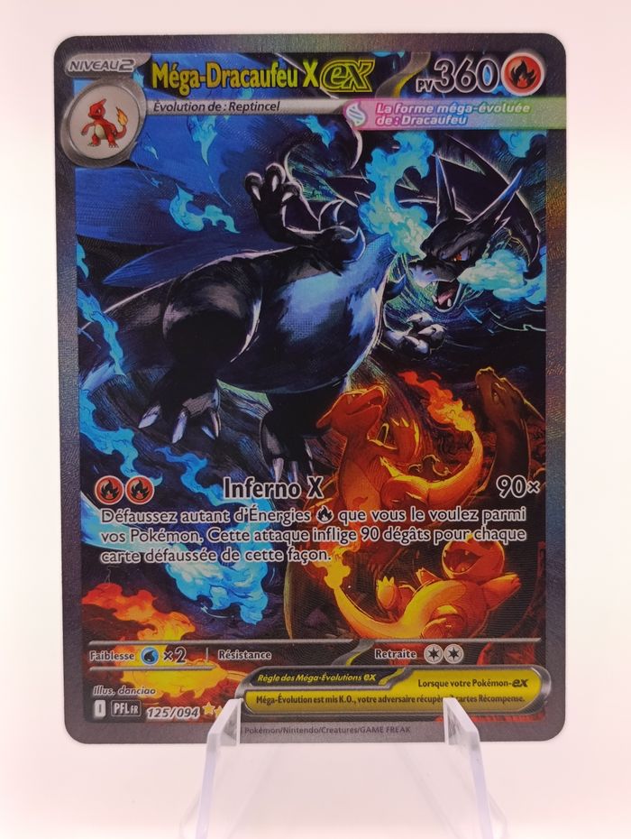 Carte Dracaufeu ex Alt N°125 Me02