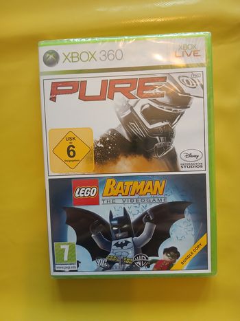 jeu video XBOX 360 pure et batman 6/7 ans