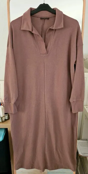 Robe pull Asos marron noisette col v neuve taille 36