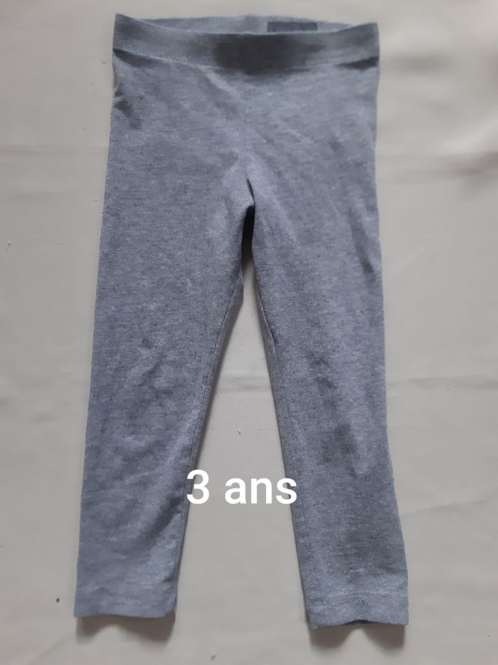 legging long gris fille - Kiabi - 3 ans