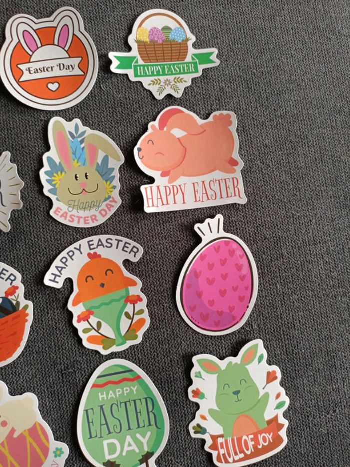 20 autocollants de Pâques - photo numéro 4