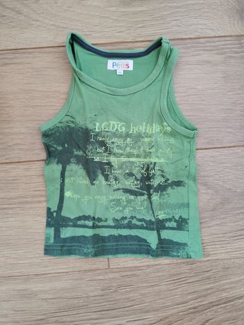 T-shirt sans manches vert La Compagnie des petits - 3 ans