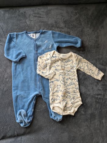 Ensemble body + pyjama Petit bateau