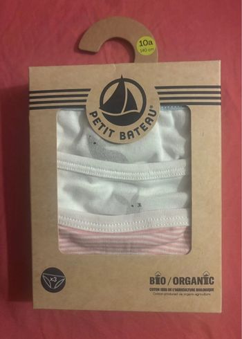 Lot de 3 culottes fille,petit bateau (10 ans )