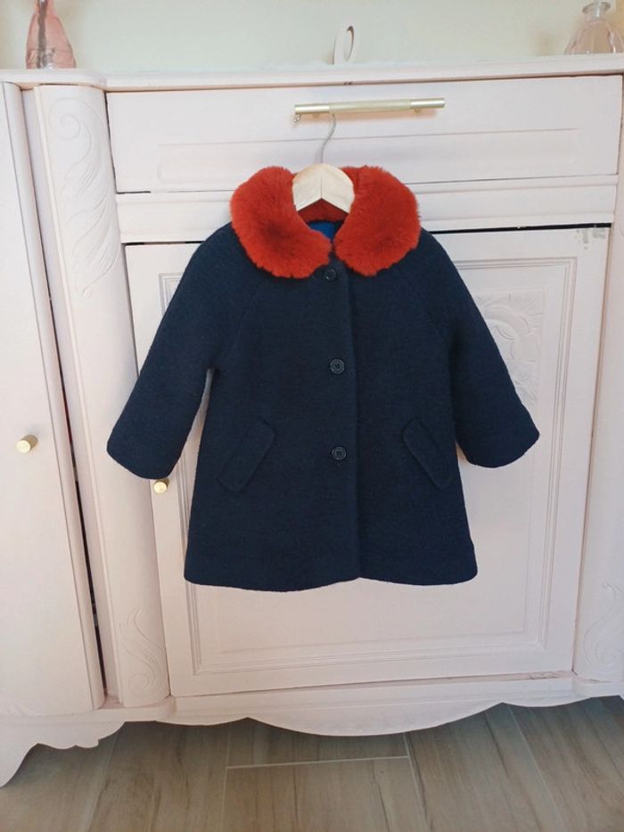 Manteau 70% laine jacadi 2ans