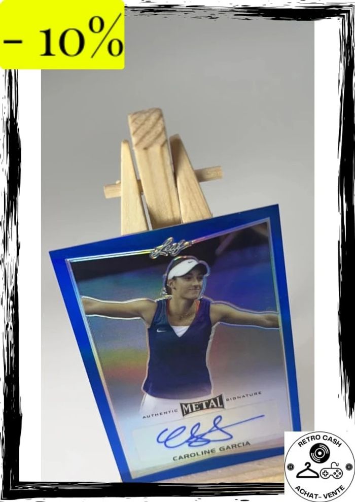 2017 Leaf signature series Caroline Garcia autographe/carte de tennis signée BA- - photo numéro 2