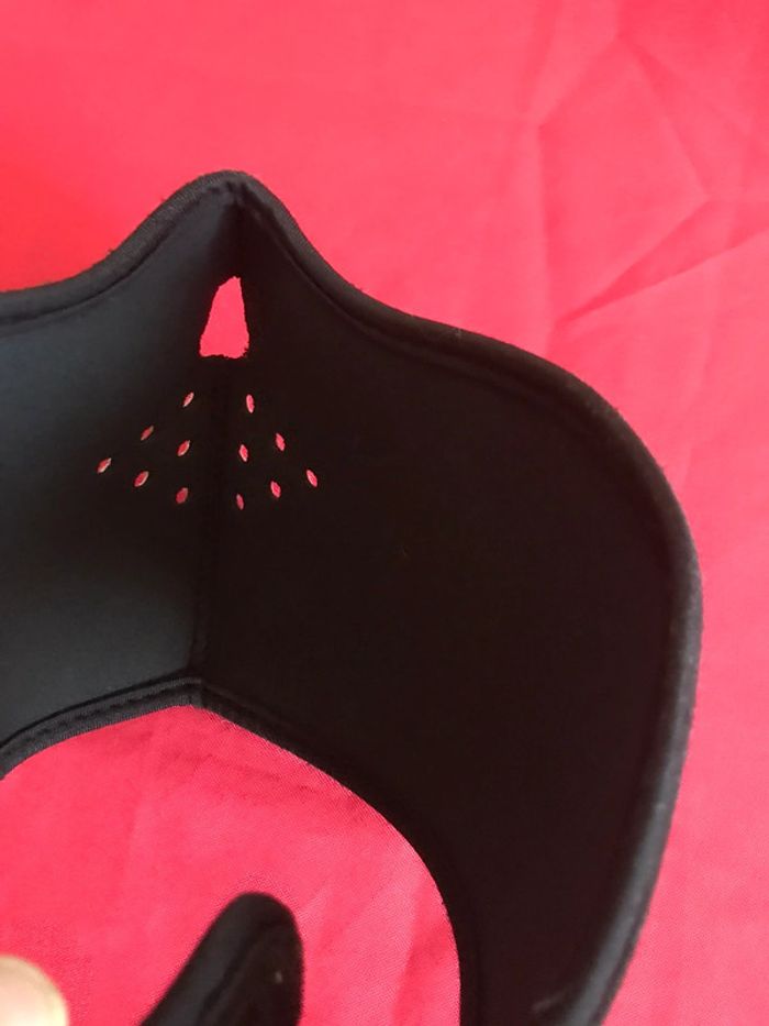 Masque de moto cache-nez à scratch. - photo numéro 7
