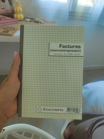Exacompta Manifold Carnet de factures pour micro-entrepreneurs 50 dupli 21 x 14,8 cm neuf format A5
