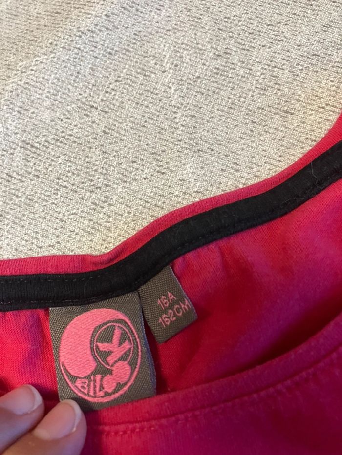 Pull ado Bilook – rose & noir – taille 16 ans - photo numéro 5