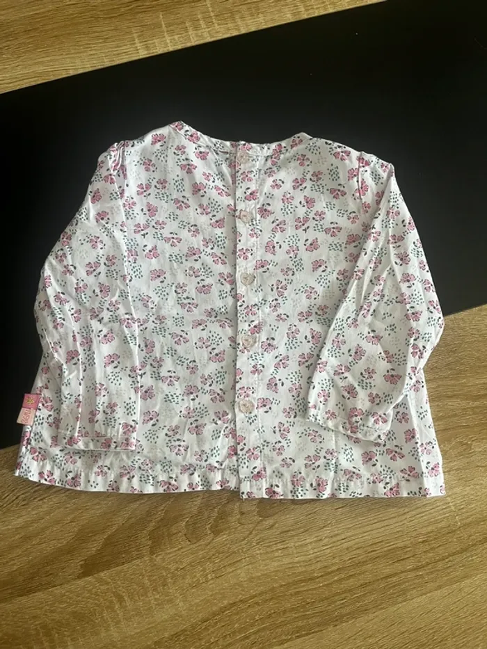 Blouse fleuri 12 mois - photo numéro 4