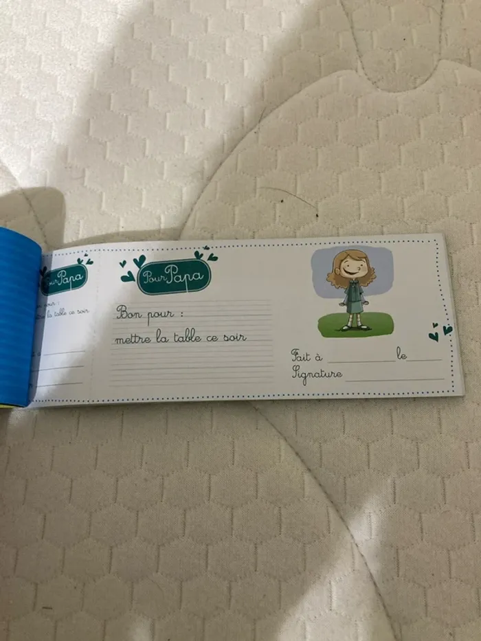 Chéquier cadeaux papa - photo numéro 5