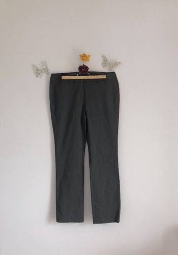 Camaïeu – Pantalon cigarette à fines rayures