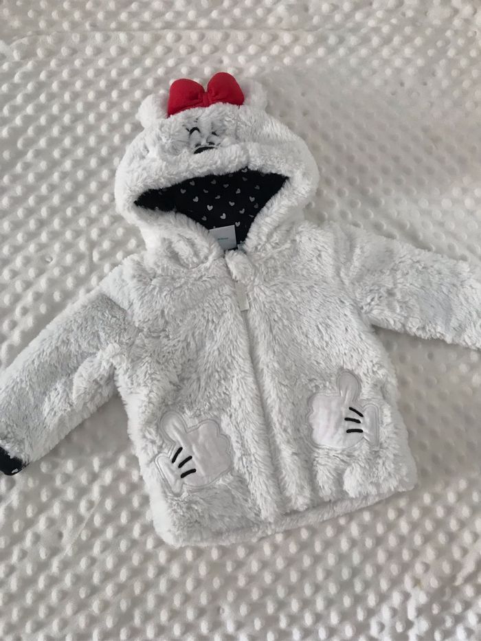 Veste disney Minnie fourrure bébé fille