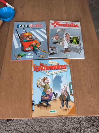Lot de Bd, l'auto école, les fonctionnaires, les toubibs
