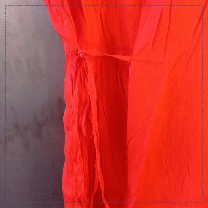 Robe Mango orange/rouge taille XS bon état - photo numéro 3