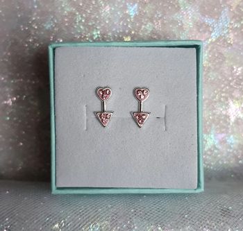 Boucles d'oreilles cœur flèche