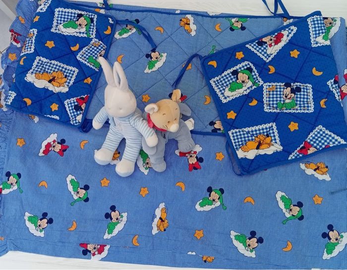 Lot parures de lit, gigoteuses, tapis d’éveil