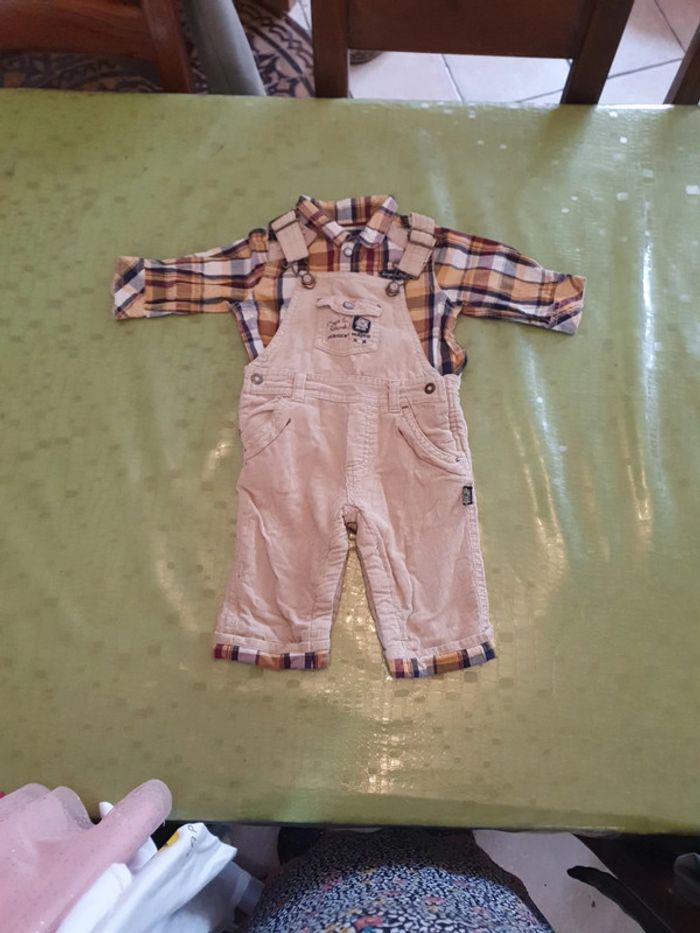 Ensemble salopette Sergent Major 6 mois