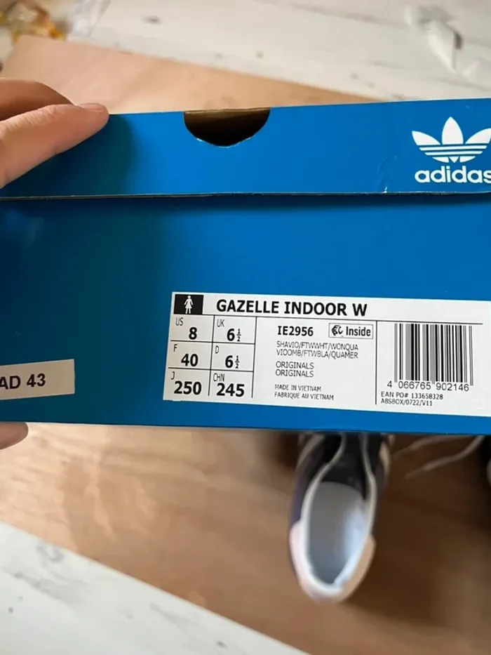 Adidas Gazelle Indoor Shavio 40 - photo numéro 5