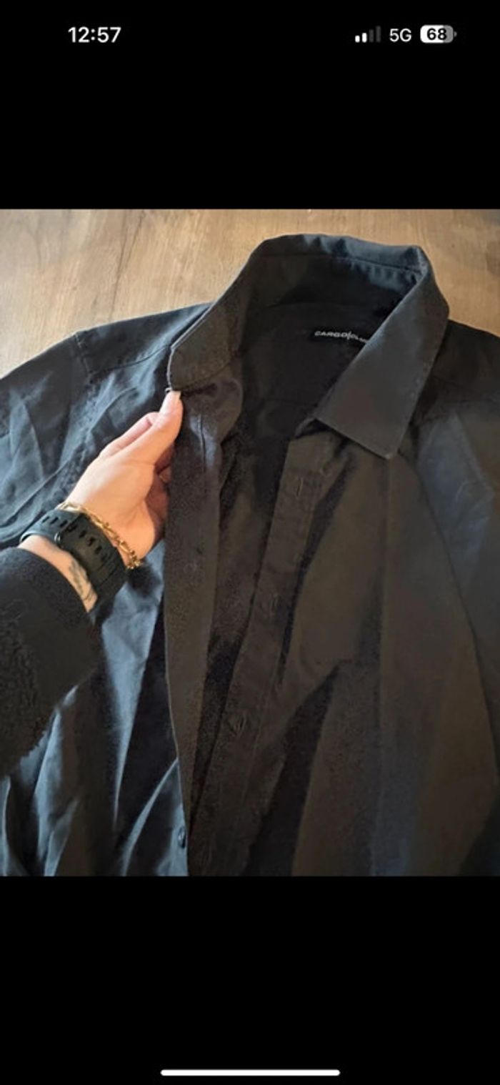 Chemise manche longue gris cargo club 37/38 - photo numéro 3