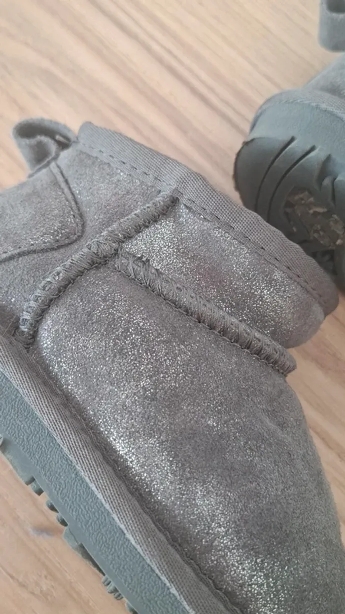 Bottines gooce laine cuir retourné – État neuf - Parfaites automne hiver - photo numéro 6