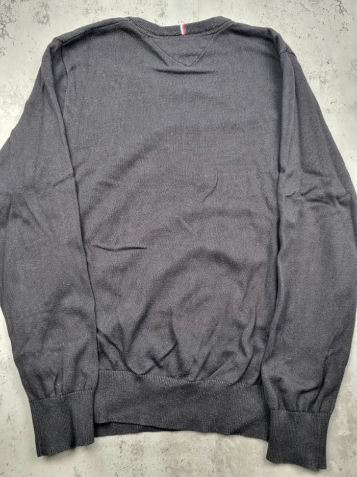 Pull col V Tommy Hilfiger noir Taille S - photo numéro 4