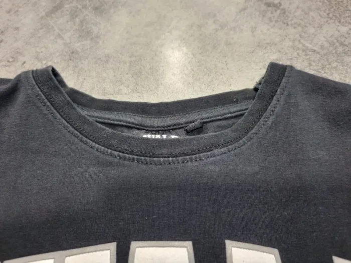 T-shirt à manches longues homme - Taille S / 36 - Rivaldi - Noir flocage vintage - photo numéro 8