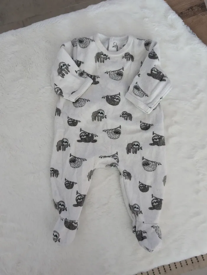 Pyjama paresseux 3 mois
