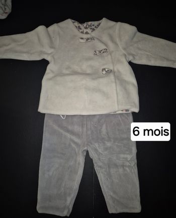 Pyjama 2 pièces velours 